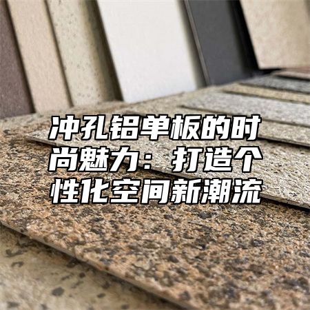 冲孔铝单板的时尚魅力：打造个性化空间新潮流