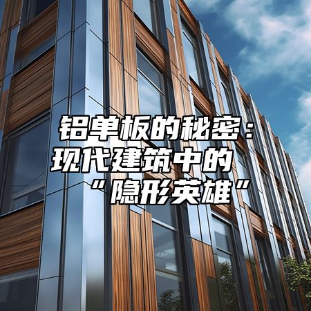 铝单板的秘密：现代建筑中的“隐形英雄”