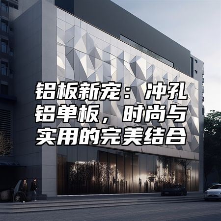 铝板新宠：冲孔铝单板，时尚与实用的完美结合