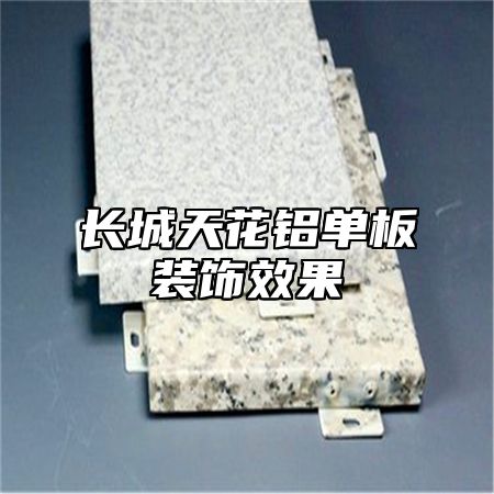 长城天花铝单板装饰效果