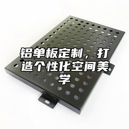 铝单板定制，打造个性化空间美学