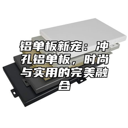 铝单板新宠：冲孔铝单板，时尚与实用的完美融合
