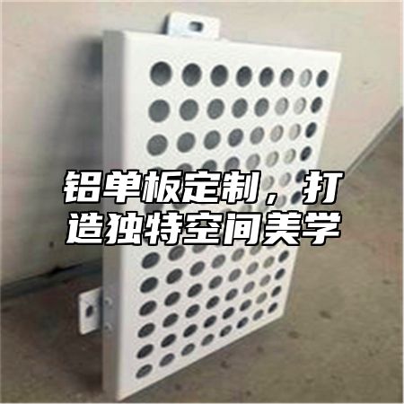 铝单板定制，打造独特空间美学