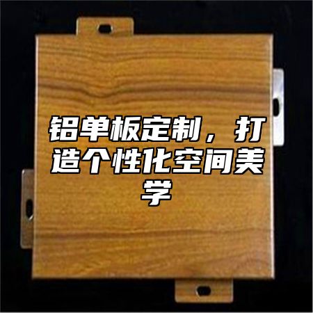 铝单板定制，打造个性化空间美学