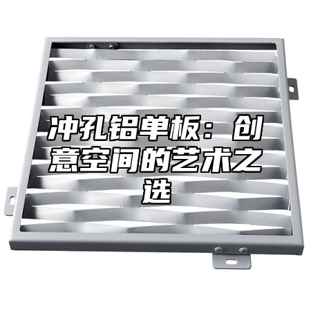 冲孔铝单板：创意空间的艺术之选
