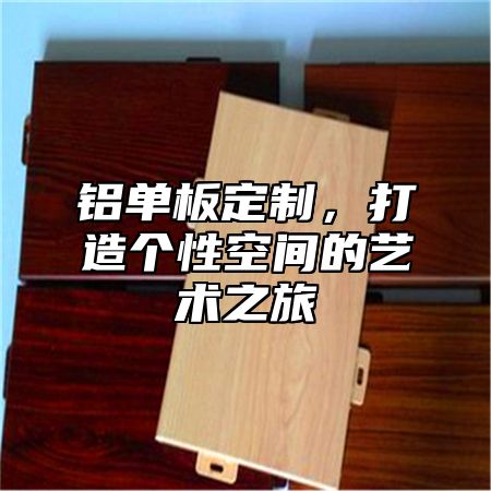 铝单板定制，打造个性空间的艺术之旅