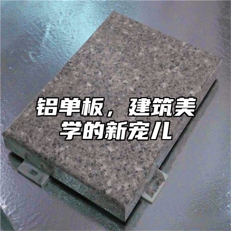 铝单板，建筑美学的新宠儿