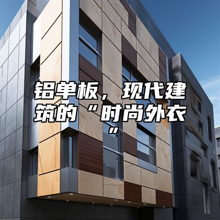 铝单板，现代建筑的“时尚外衣”