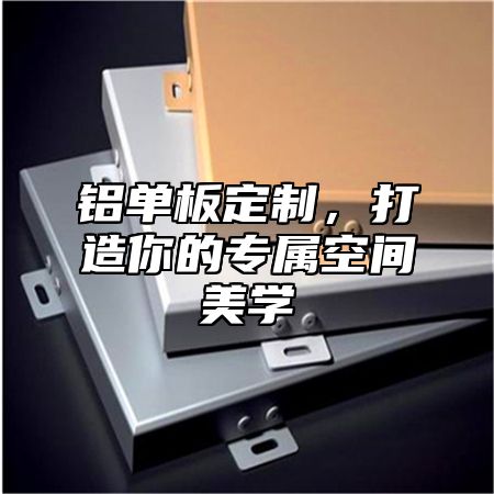 铝单板定制，打造你的专属空间美学