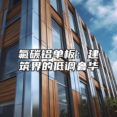 氟碳铝单板：建筑界的低调奢华